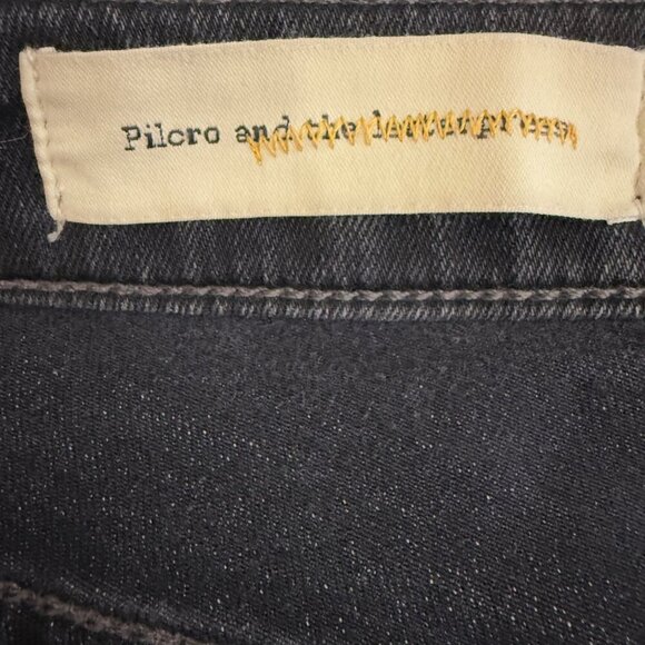 Anthropologie Pilcro and The Letterpress Stet Skinny Jeans Womens 27 Black Denim - Picture 13 of 16